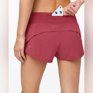 lululemon athletica Red Athletic Shorts